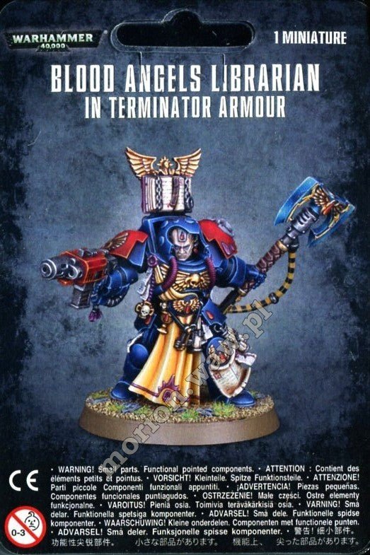 Blood Angels: Librarian in Terminator Armor - Gamescape