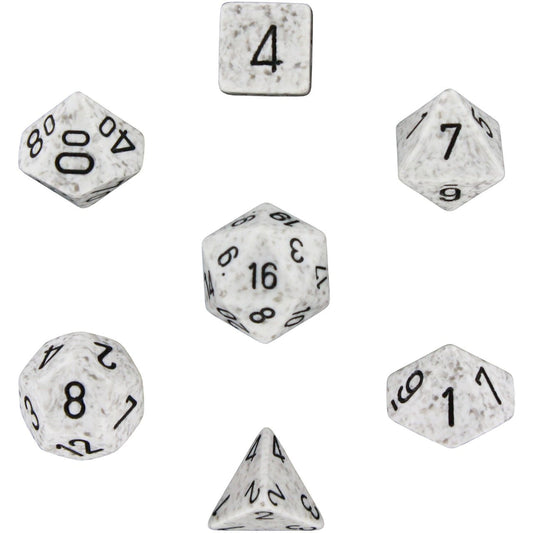 Chessex Dice: 7 Die Set - Speckled - Arctic Camo (CHX 25311) - Gamescape