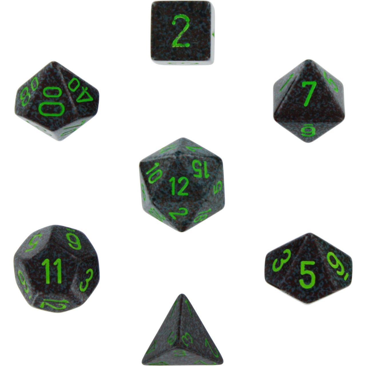 Chessex Dice: 7 Die Set - Speckled - Earth (CHX 25310) - Gamescape