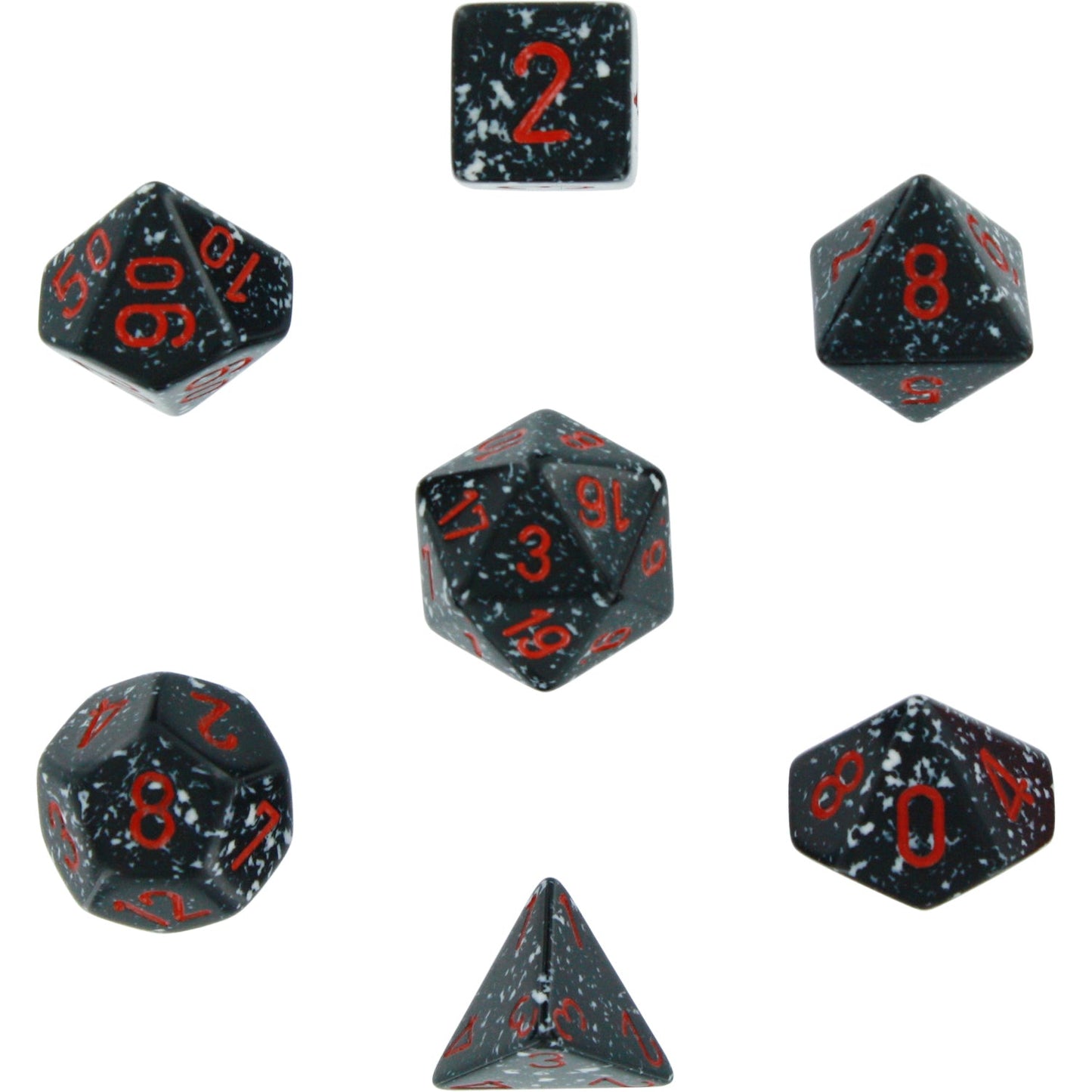 Chessex Dice: 7 Die Set - Speckled - Space (CHX 25308) - Gamescape