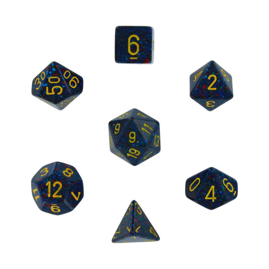 Chessex Dice: 7 Die Set - Speckled - Twilight (CHX 25366) - Gamescape