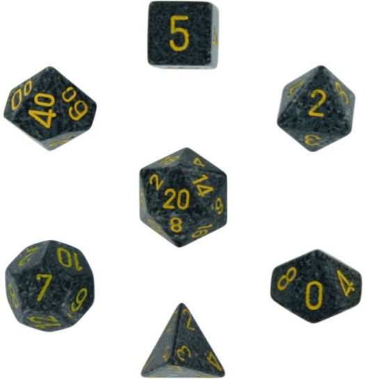 Chessex Dice: 7 Die Set - Speckled - Urban Camo (CHX 25328) - Gamescape