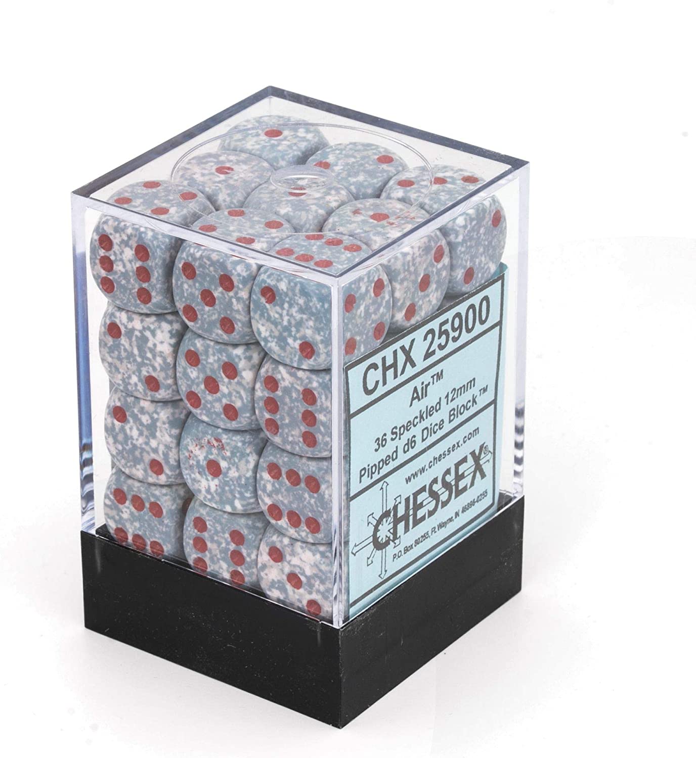 Chessex Dice: D6 Block 12mm - Speckled - Air (CHX 25900) - Gamescape