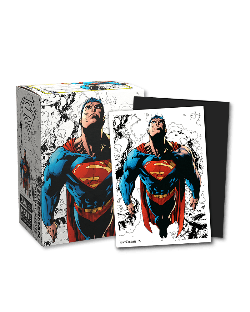 Dragon Shield 100 Count Sleeves Matte Dual Art Superman (Full Color) - Gamescape