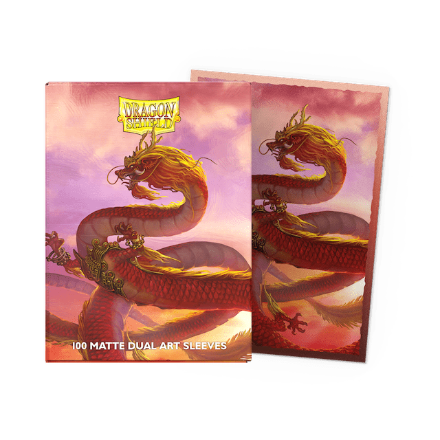 Dragon Shield 100 Count Sleeves Matte Dual Art Year of the Wood Dragon 2024 - Gamescape