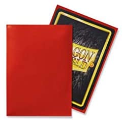 Dragon Shield 100 Count Sleeves Standard Classic Crimson - Gamescape