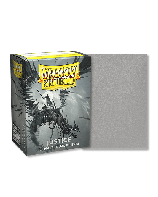 Dragon Shield 100 Count Sleeves Standard Dual Matte Justice - Gamescape