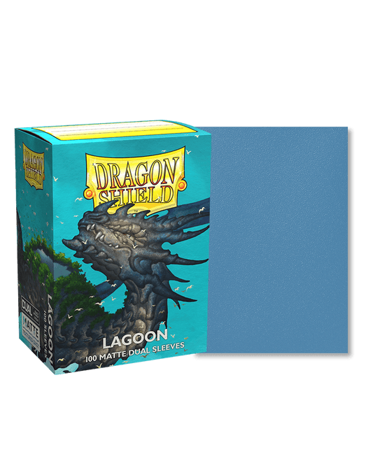 Dragon Shield 100 Count Sleeves Standard Dual Matte Lagoon - Gamescape