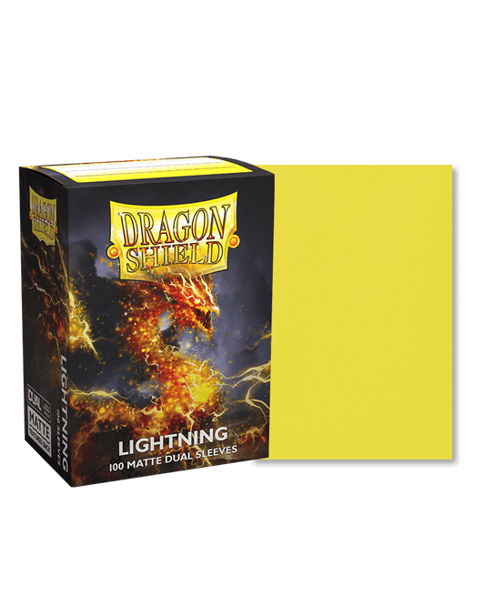 Dragon Shield 100 Count Sleeves Standard Dual Matte Lightning - Gamescape