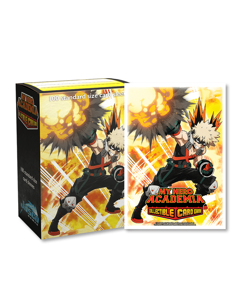 Dragon Shield 100 Count Sleeves Standard Matte Art - Bakugo Explode - Gamescape