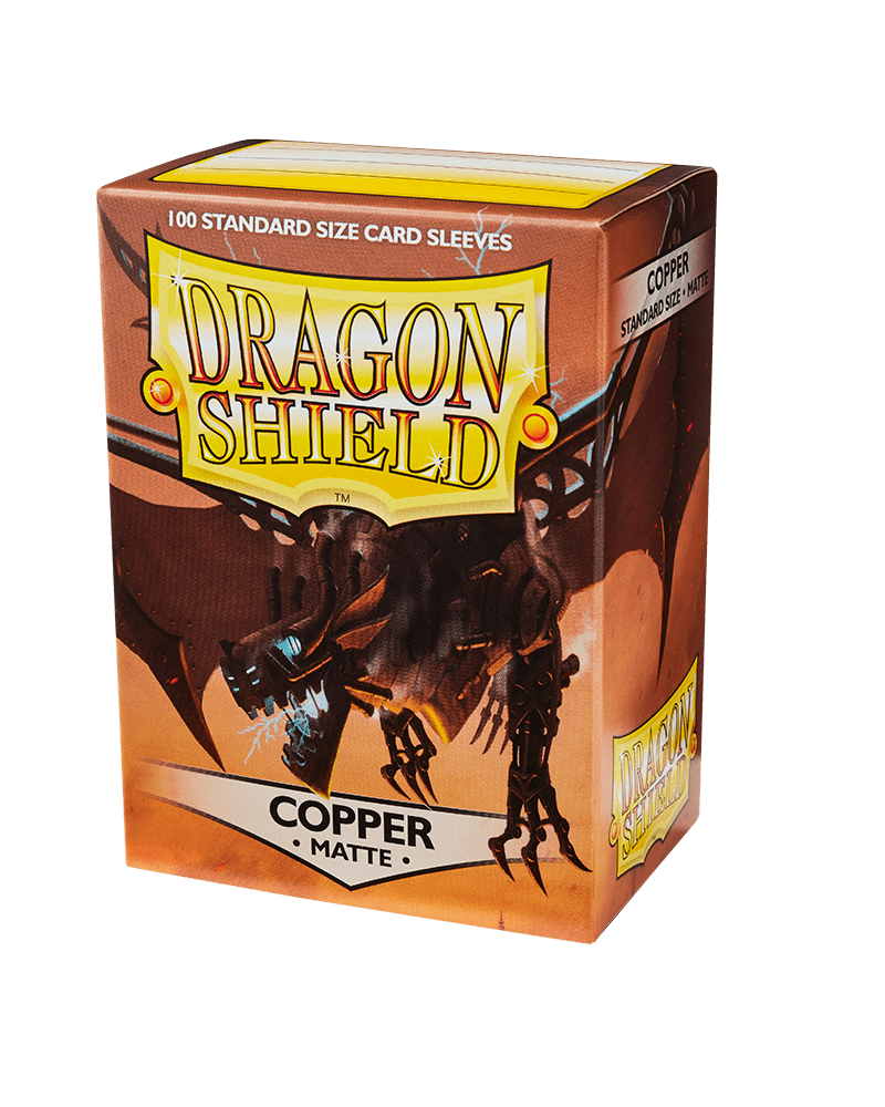 Dragon Shield 100 Count Sleeves Standard Matte Copper - Gamescape
