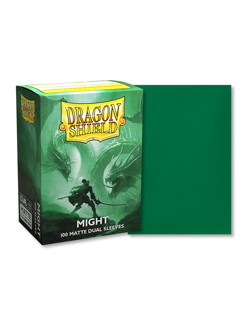 Dragon Shield 100 Count Sleeves Standard Matte Dual Might - Gamescape