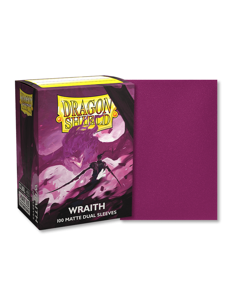 Dragon Shield 100 Count Sleeves Standard Matte Dual Wraith - Gamescape