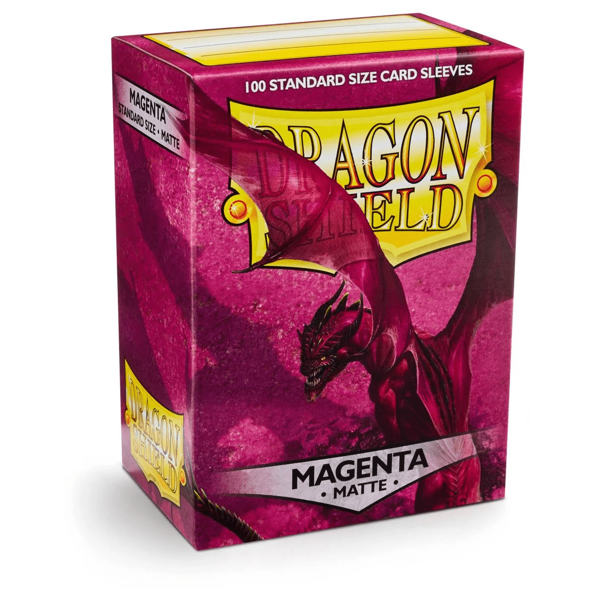 Dragon Shield 100 Count Sleeves Standard Matte Magenta - Gamescape