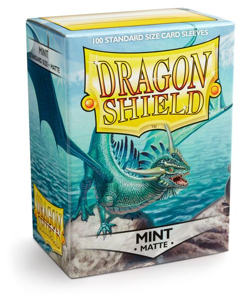 Dragon Shield 100 Count Sleeves Standard Matte Mint - Gamescape