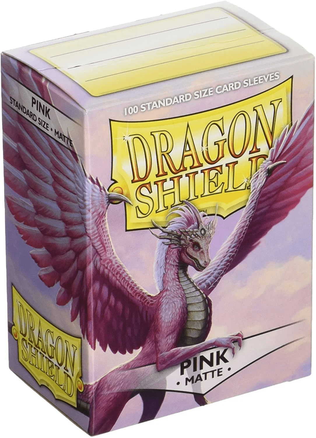 Dragon Shield 100 Count Sleeves Standard Matte Pink - Gamescape