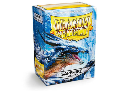 Dragon Shield 100 Count Sleeves Standard Matte Sapphire - Gamescape