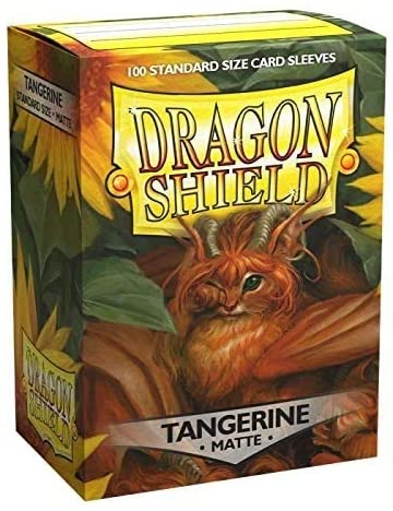 Dragon Shield 100 Count Sleeves Standard Matte Tangerine - Gamescape