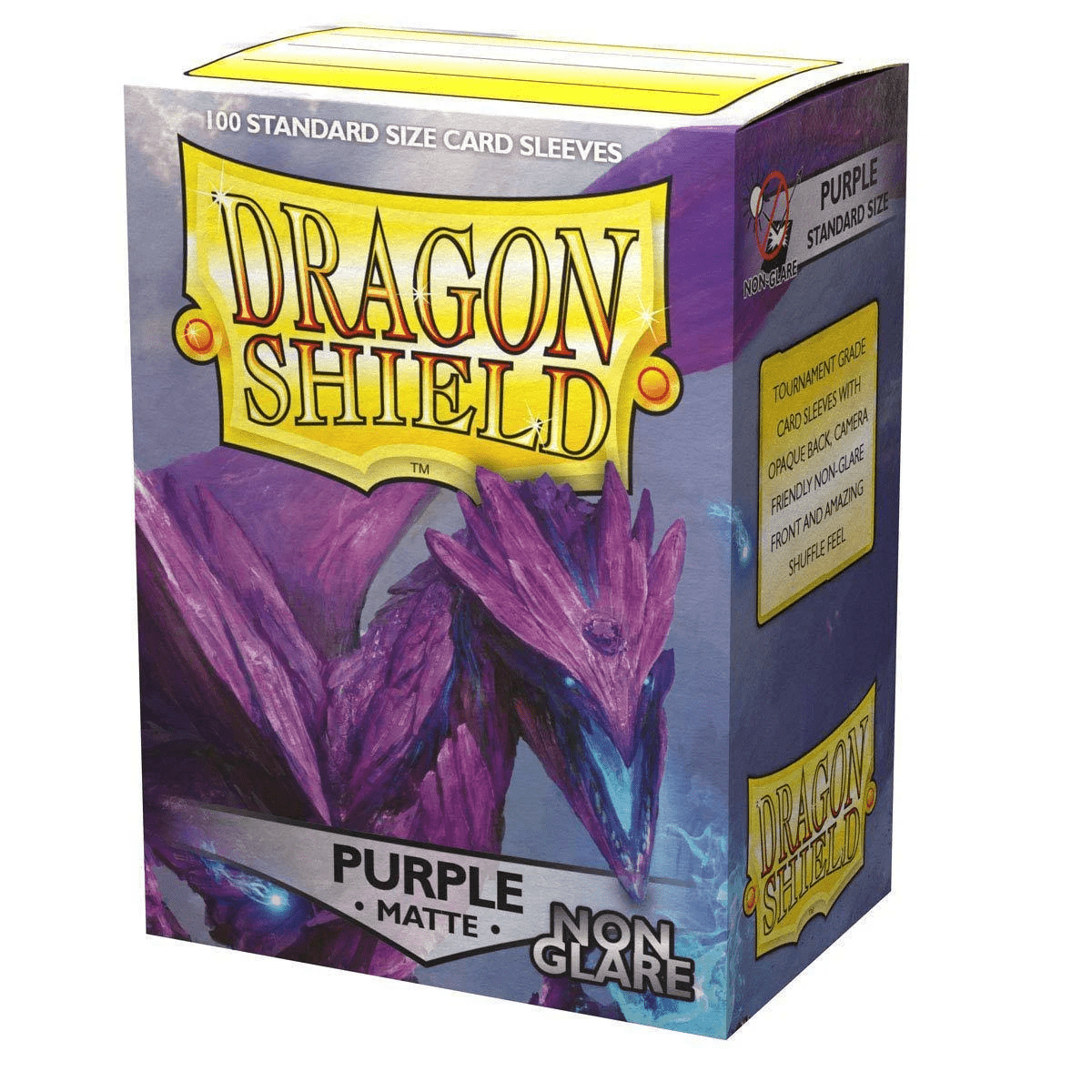 Dragon Shield 100 Count Sleeves Standard Non-Glare Matte Purple - Gamescape