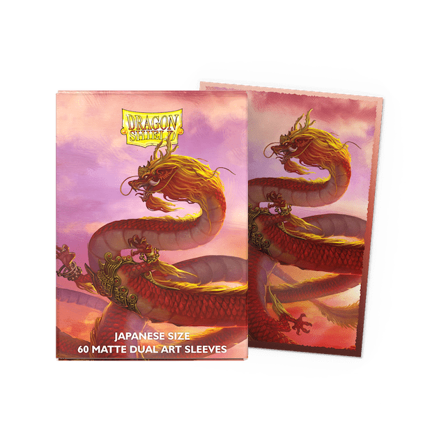 Dragon Shield 60 Count Sleeves Japanese Art Matte Dual Year of the Wood Dragon 2024 - Gamescape