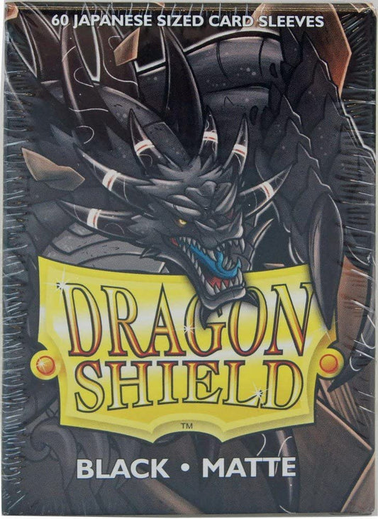 Dragon Shield 60 Count Sleeves Japanese Matte Black - Gamescape