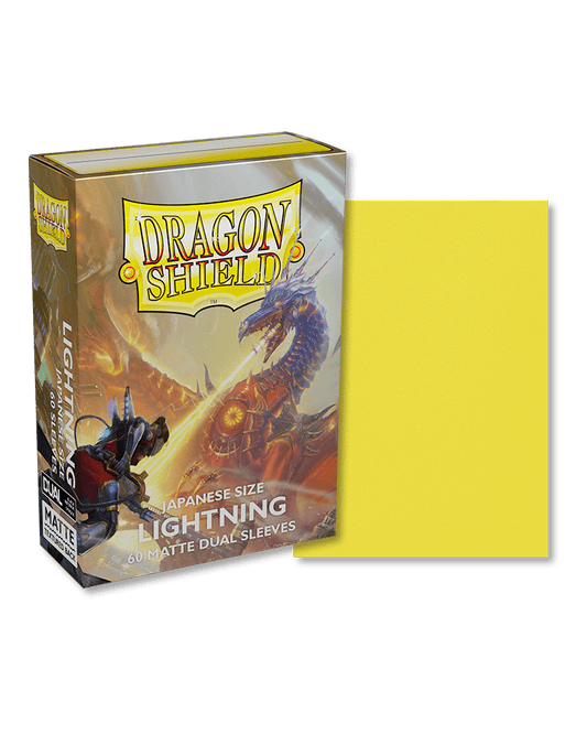 Dragon Shield 60 Count Sleeves Japanese Matte Dual Lightning - Gamescape