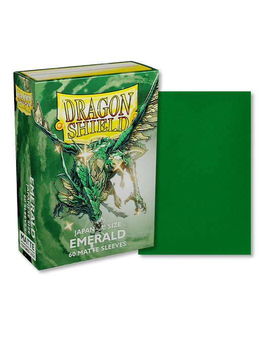 Dragon Shield 60 Count Sleeves Japanese Matte Emerald - Gamescape