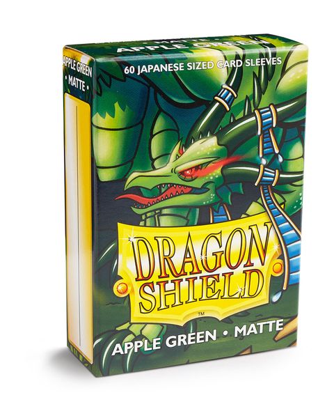 Dragon Shield 60 Count Sleeves Small Matte Apple Green - Gamescape