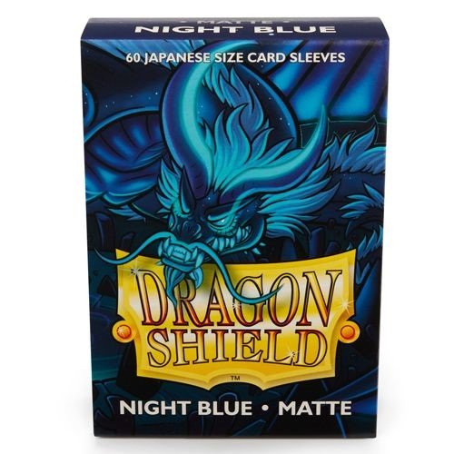Dragon Shield 60 Count Sleeves Small Matte Night Blue - Gamescape