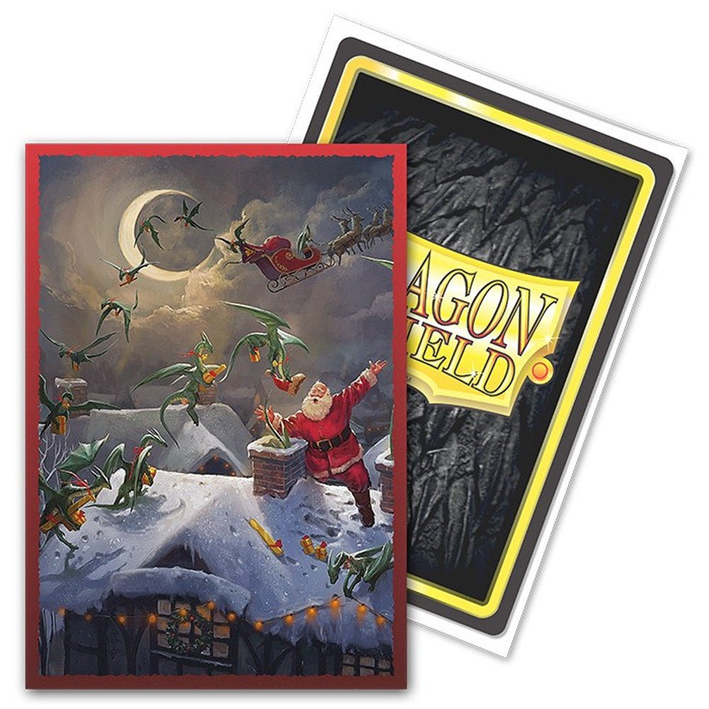 Dragon Shield Brushed Art Japanese Size Sleeves 60ct - Christmas 2023 - Gamescape