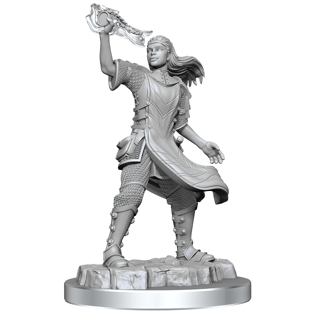 Dungeons & Dragons Nolzur's Marvelous Miniatures: Aasimar Female Cleric (Wave 20) - Gamescape