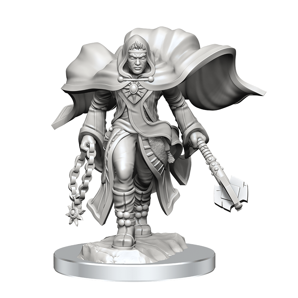 Dungeons & Dragons Nolzur's Marvelous Miniatures: Aasimar Male Cleric (Wave 20) - Gamescape