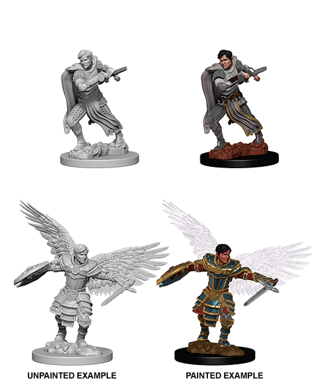 Dungeons & Dragons Nolzur's Marvelous Miniatures: Aasimar Male Fighter (Wave 6) - Gamescape