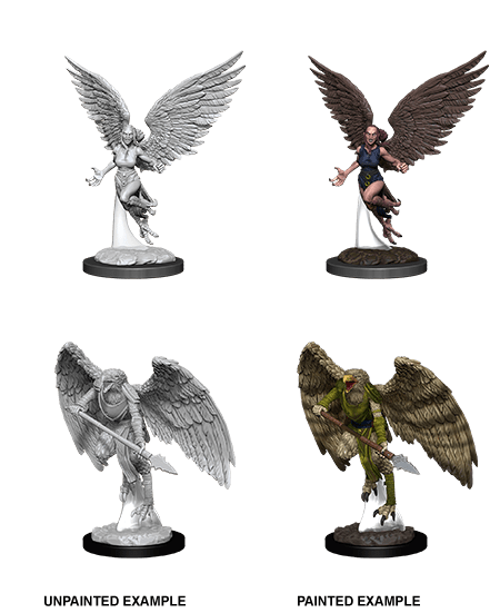 Dungeons & Dragons Nolzur's Marvelous Miniatures: Harpy & Arakocra (Wave 11) - Gamescape