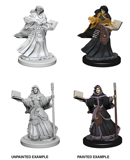 Dungeons & Dragons Nolzur's Marvelous Miniatures: Human Female Wizard (Wave 1) - Gamescape