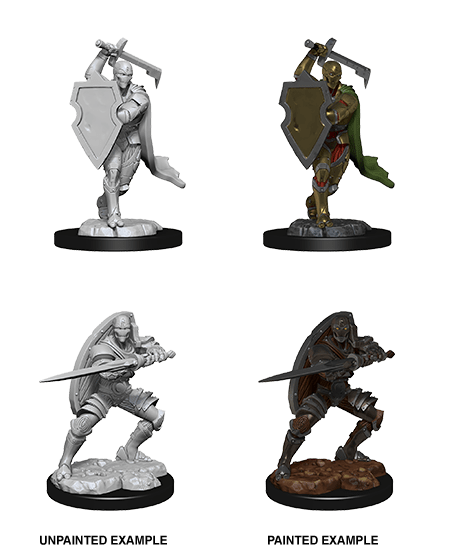 Dungeons & Dragons Nolzur's Marvelous Miniatures: Male Warforged Fighter (Wave 13) - Gamescape