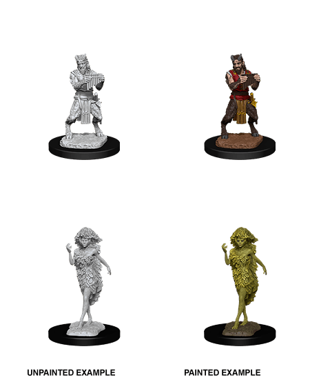 Dungeons & Dragons Nolzur's Marvelous Miniatures: Satyr & Dryad (Wave 11) - Gamescape