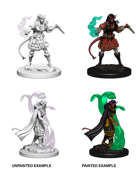 Dungeons & Dragons Nolzur's Marvelous Miniatures: Tiefling Female Sorcerer (Wave 4) - Gamescape