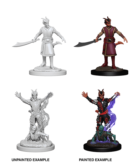 Dungeons & Dragons Nolzur's Marvelous Miniatures: Tiefling Male Warlock (Wave 6) - Gamescape