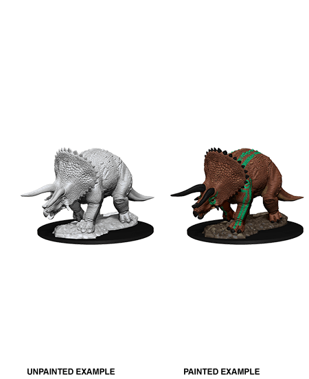 Dungeons & Dragons Nolzur's Marvelous Miniatures: Triceratops (Wave 7) - Gamescape