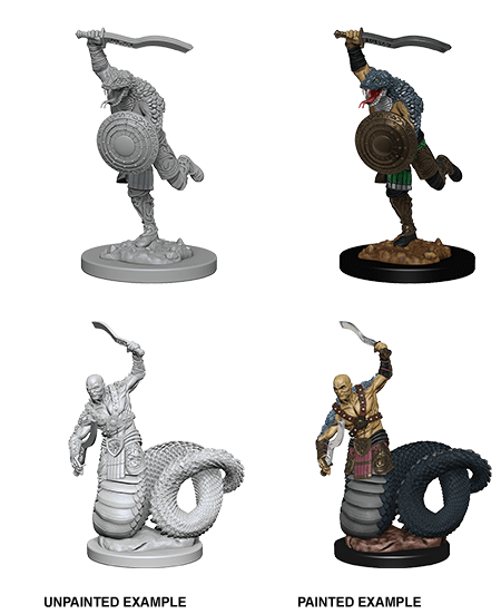 Dungeons & Dragons Nolzur's Marvelous Miniatures: Yuan-Ti Malisons (Wave 4) - Gamescape