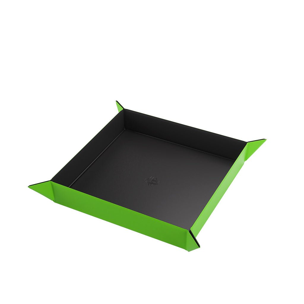 Gamegenic: Magnetic Dice Tray Square Black/Green - Gamescape