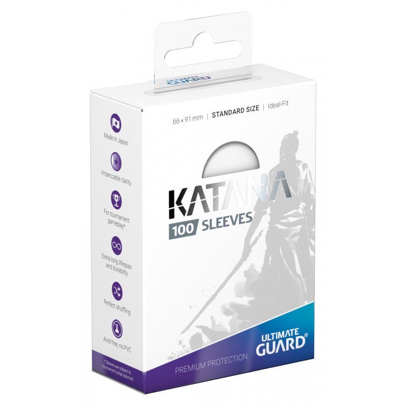Katana 100 Count Sleeves Standard Transparent - Gamescape