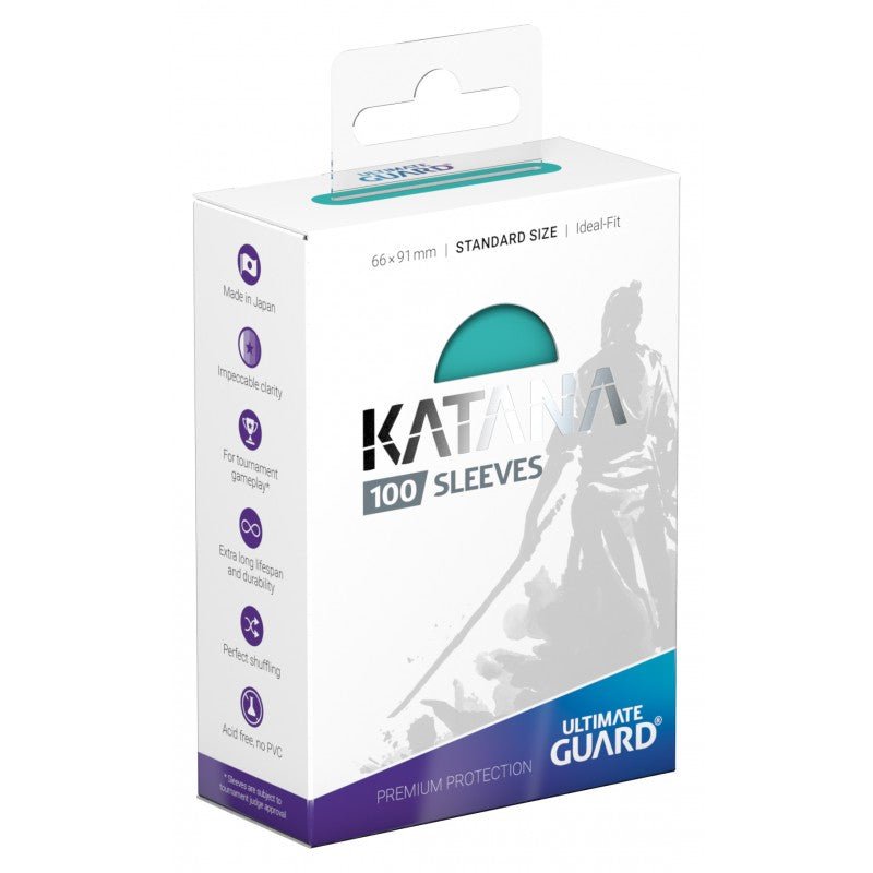 Katana 100 Count Sleeves Standard Turquoise - Gamescape