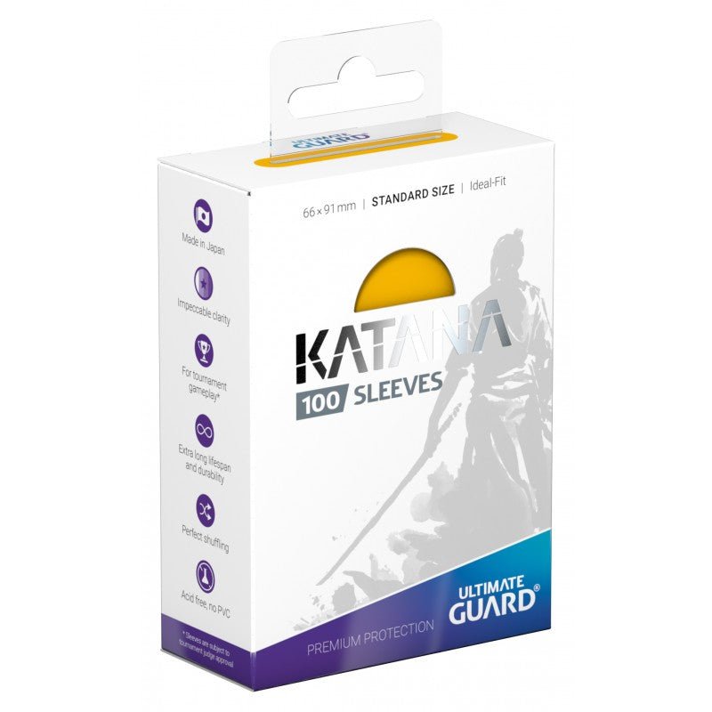Katana 100 Count Sleeves Standard Yellow - Gamescape