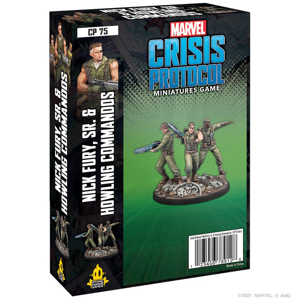 Marvel Crisis Protocol: Nick Fury, SR. & Howling Commandos - Gamescape
