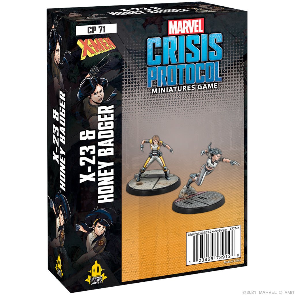 Marvel Crisis Protocol: X-23 & Honey Badger - Gamescape