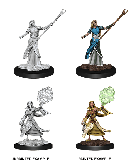 Nolzur's Marvelous Miniatures: Female Elf Sorcerer (Wave 12) - Gamescape