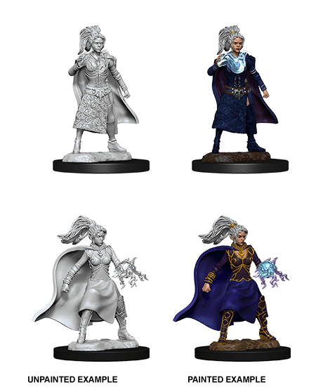 Nolzur's Marvelous Miniatures: Female Human Sorcerer (Wave 10) - Gamescape