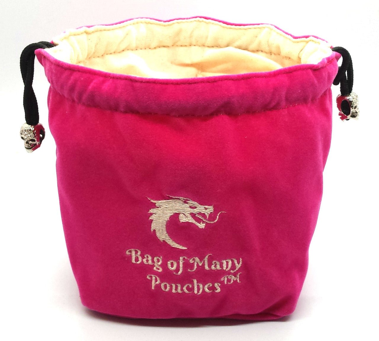 Old School Dice: Bag of Many Pouches - Pink - Gamescape
